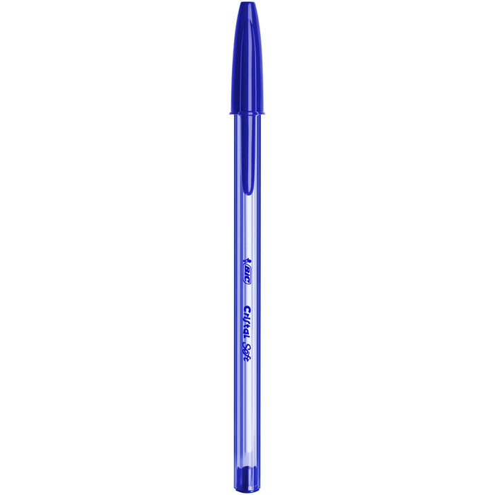 Best Value BIC Cristal Soft Ballpoint Pens Non-Retractable Blue Box of 50