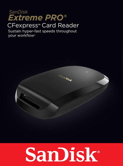 SanDisk Extreme PRO - Card reader (CFexpress Type B) - USB-C 3.1 Gen 2