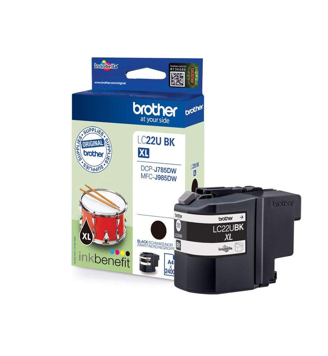 Best Value Brother LC-22UBK Inkjet Cartridge, Super High Yield, Black, Brother Genuine Supplies