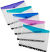 Snopake Document Wallet A4 Press Stud PP (Polypropylene) Landscape 33.5 (W) x 0.9 (D) x 23.8 (H) cm Assorted Pack of 5