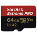 Best Value SanDisk Extreme Pro 64 GB microSDXC Memory Card + SD Adapter with A2 App Performance + Rescue Pro Deluxe 170 MB/s Class 10, UHS-I, U3, V30