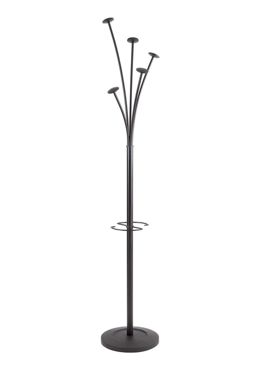 Alba Festival Coat Stand 5 Pegs Black and Silver Grey PMFESTY N