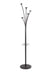 Alba Festival Coat Stand 5 Pegs Black and Silver Grey PMFESTY N