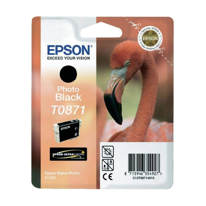 Best Value Epson C13T08704010 Photo Black Inkjet Cartridge , Genuine, Amazon Dash Replenishment Ready