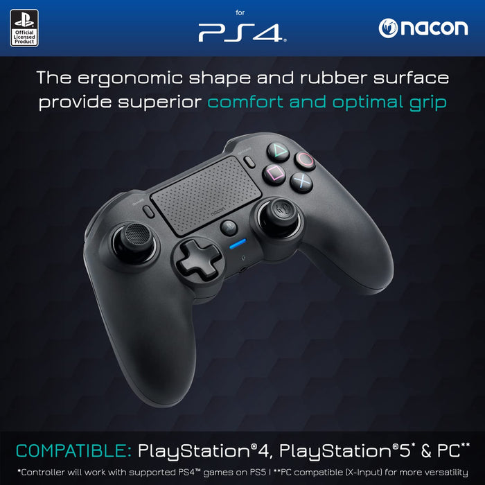 Nacon Asymmetric Wireless Controller Black (PS4)