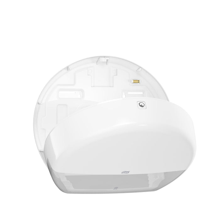 Best Value Tork 554000 Jumbo Toilet Roll Dispenser T1 / Plastic Dispenser Suitable for T1 Jumbo Toilet System Refills/Wall Mounted Dispenser in White