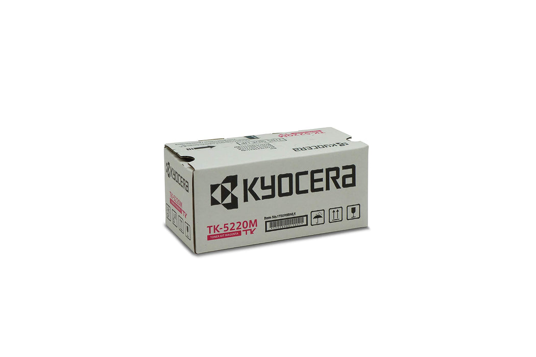 Best Value Kyocera TK-5220M Toner Magenta, Original Premium Cartridge 1T02R9BNL1. Compatible ECOSYS Printers M5521cdn/cdw, P5021cdn/cdw