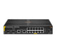 HPE Aruba 6100 12G Class4 PoE 2G/2SFP+ 139W Switch - Switch - Managed - 12 x 10/100/1000 (PoE+) + 2 x 1 Gigabit / 10 Gigabit SFP+ + 2 x 1000Base-T - rack-mountable - PoE+ (139 W)