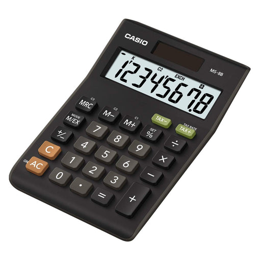 Best Value Casio MS-8B 8 Digit Tax Desk Calculator