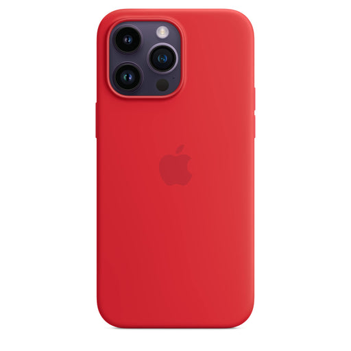 Apple - (PRODUCT) RED - back cover for mobile phone - with MagSafe - silicone - red - for iPhone 14 Pro Max