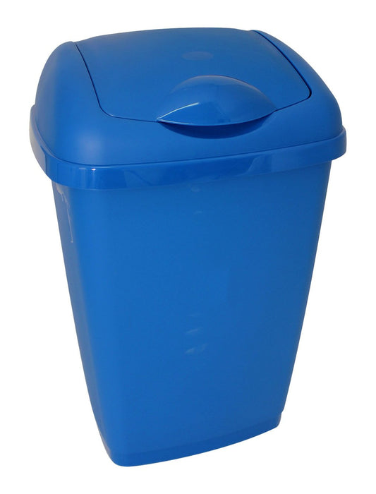 Best Value Bentley Industrial 50 Litre Flip Top Bin - Blue