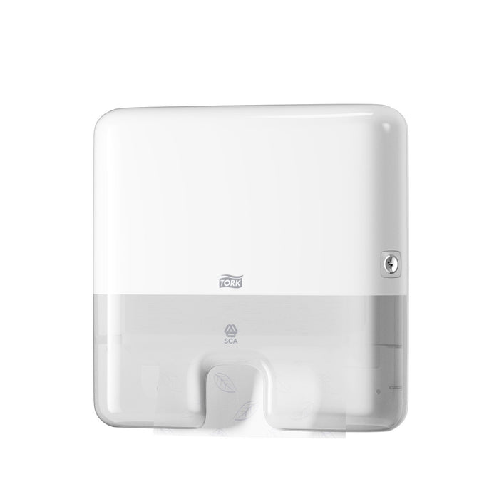 Best Value Tork Xpress Multifold Mini Hand Towel Dispenser 552100, Elevation Design - H2 Paper Towel Dispenser, Single Dispensing, Compact, White