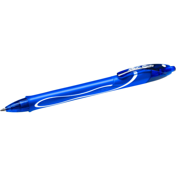 Best Value BIC Gel-ocity Quick Dry Ballpoint Pens - Blue, Box of 12