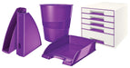 Leitz WOW Letter Tray 5226 A4 Purple 25.5 x 35.7 x 7 cm