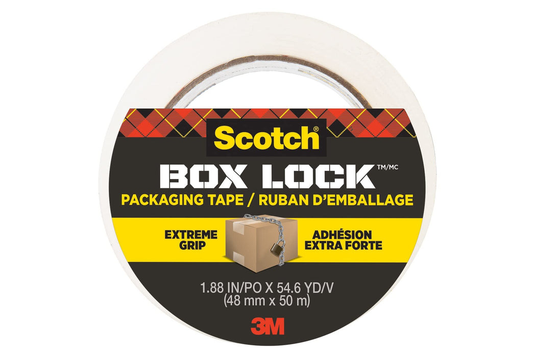 Scotch Box Lock Packaging Tape 3950 48 mm x 50 m Single Roll 7100263253