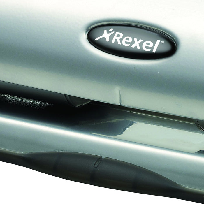 Best Value Rexel Precision P425 4 Hole Punch Black/Silver 25 Sheet Capacity and Paper Alignment Indicator