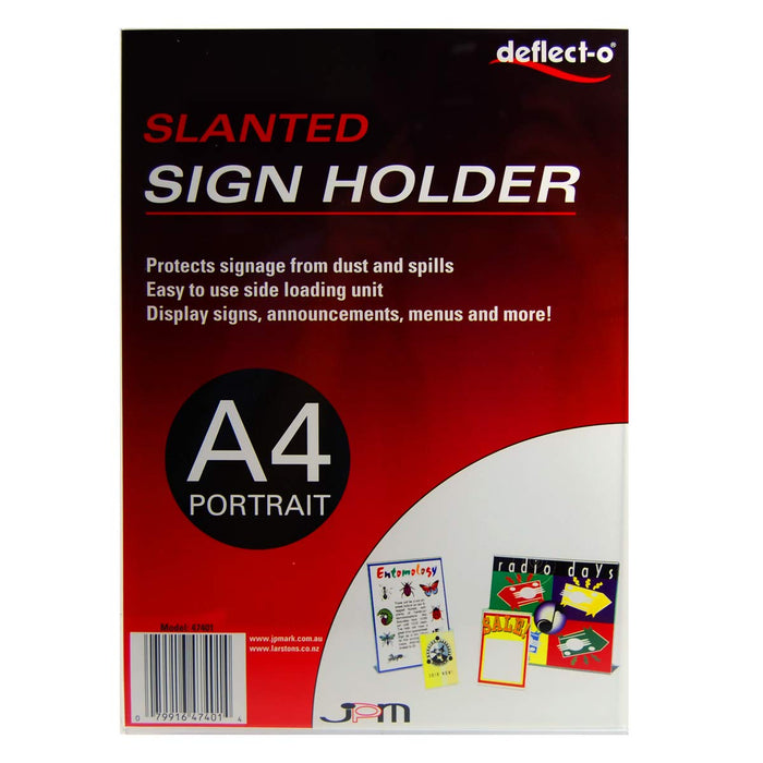 Best Value Announce A4 Slanted Sign Holder