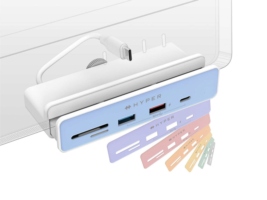 HyperDrive 6-in-1 Hub - Docking station - USB-C - HDMI - for Apple iMac (24", Early 2021)