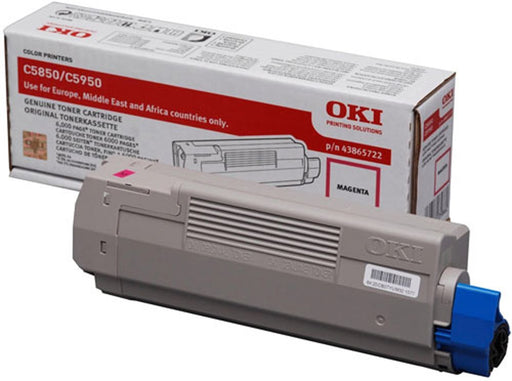 Best Value OKI C5850 Toner Cartridge 6000 Pages - Magenta 43865722