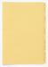 Best Value Exacompta Guildhall Tabbed Folders, 345 x 240 mm, 170 gsm, Foolscap - Yellow, Pack of 100