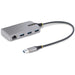 StarTech.com 3-Port USB Hub with Ethernet - 3x USB-A Ports - Gigabit Ethernet RJ45