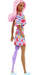 Barbie Fashionista - Off-Shoulder Floral Dress Prosthetic Leg Doll NR189 //HBV21-9633