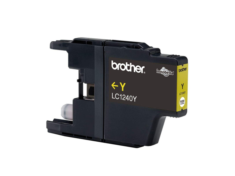 Best Value Brother LC-1240Y Inkjet Cartridge, Standard Yield, Yellow, Brother Genuine Supplies