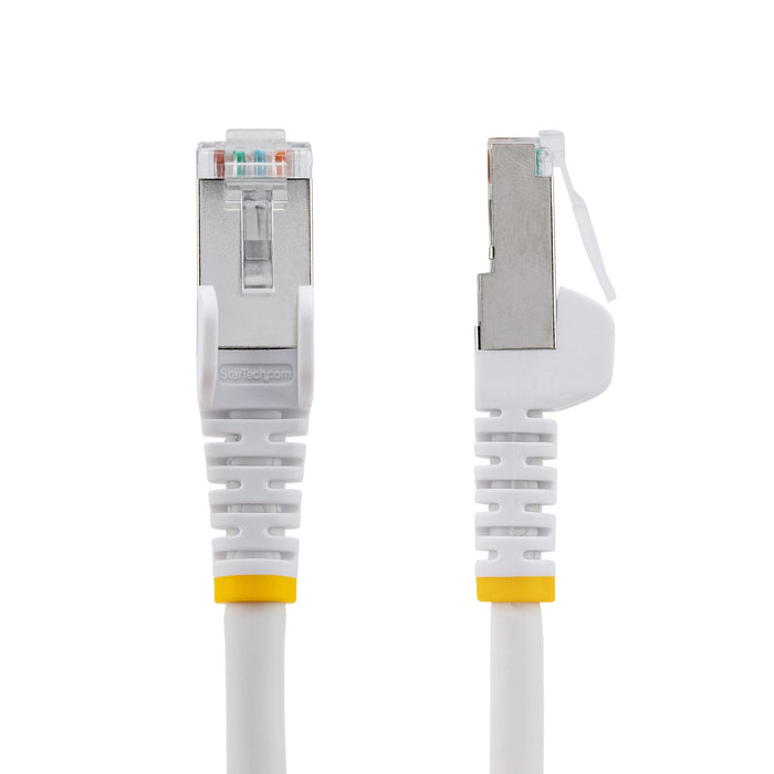 StarTech.com 7m CAT6a Snagless RJ45 Ethernet White Cable with Strain Reliefs