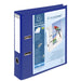 Best Value Exacompta Kreacover Prem'Touch Lever Arch File, A4, 2 Rings, 70 mm Spine - Blue