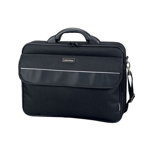 Best Value Lightpak - 46111 ELITE L - business laptop bag for 17 inch laptop, nylon, black