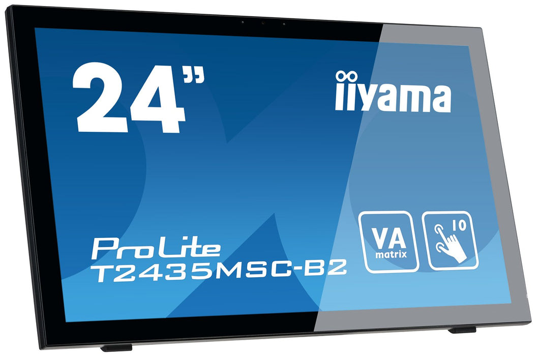 Best Value iiyama T2435MSC-B2 24" ProLite HD Multi Touch VA LED Monitor - Black