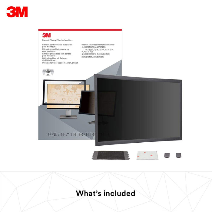 Best Value 3M PF322W Framed Privacy Filter for 22-23-Inch Widescreen Desktop