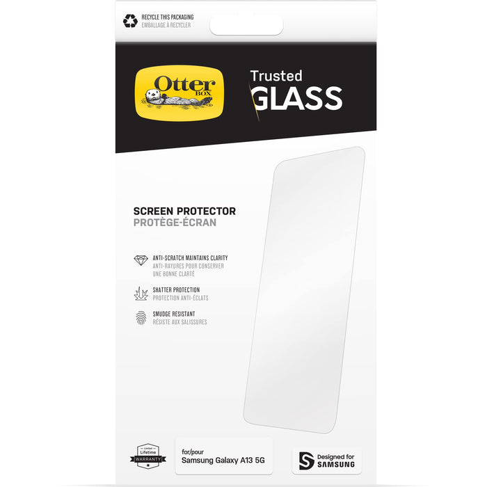 OtterBox Trusted Glass - Screen protector for mobile phone - glass - clear - for Samsung Galaxy A13 5G