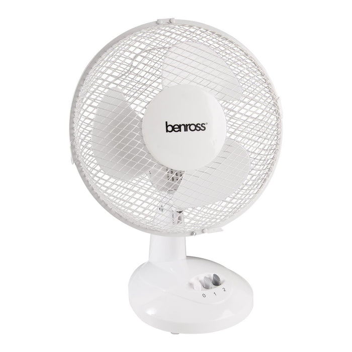 Best Value Benross 43910 Essential Desk Fan, 9-Inch, 30 W