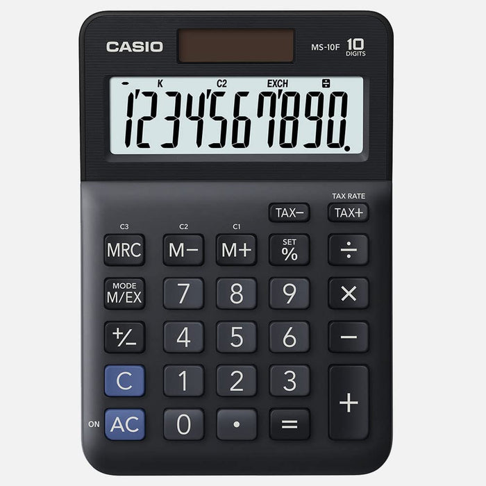 Casio MS-10F 10 Digit Desk Calculator MS-10F-WA-EP