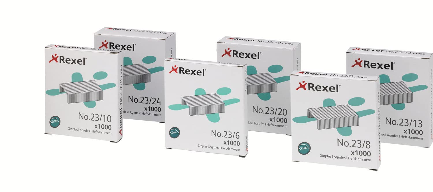 Rexel No 23/8 Staples (Pack 1000) 2101054