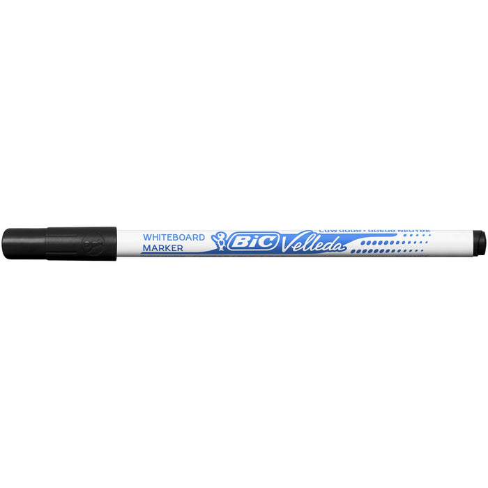 Best Value BIC Velleda 172109 Whiteboard Pens - Black, Box of 24