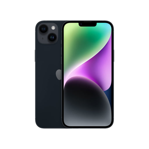 Apple iPhone 14 Plus - 5G smartphone - dual-SIM / Internal Memory 128 GB - OLED display - 6.7" - 2778 x 1284 pixels - 2x rear cameras 12 MP, 12 MP - front camera 12 MP - midnight