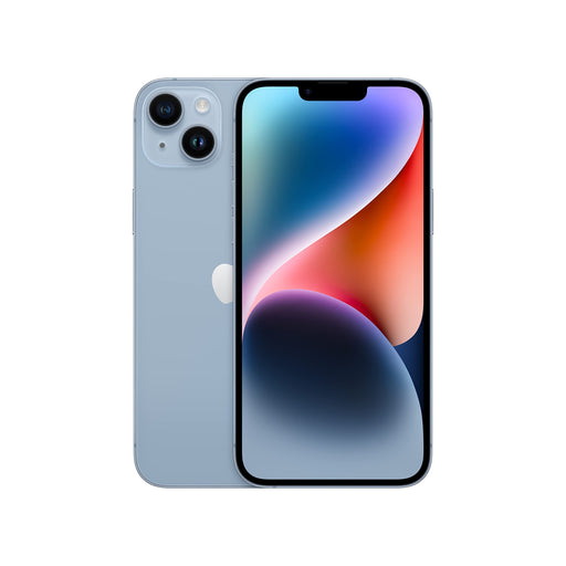 Apple iPhone 14 Plus - 5G smartphone - dual-SIM / Internal Memory 128 GB - OLED display - 6.7" - 2778 x 1284 pixels - 2x rear cameras 12 MP, 12 MP - front camera 12 MP - blue