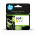 HP 364XL - 6 ml - High Yield - yellow - original - ink cartridge - for Deskjet 35XX, Photosmart 55XX, 55XX B111, 65XX, 65XX B211, 7510 C311, B110, Wireless B110