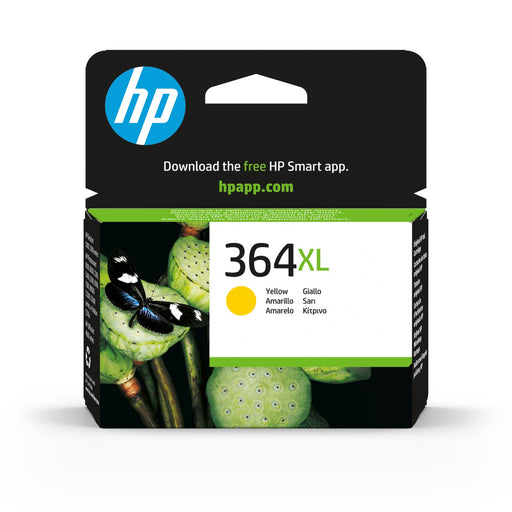 HP 364XL - High Yield - yellow - original - blister - ink cartridge - for Deskjet 35XX, Photosmart 55XX, 55XX B111, 65XX, 65XX B211, 7510 C311, B110, Wireless B110