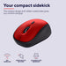 Trust Yvi Plus 1600 DPI Optical RF Wireless Optical Red Eco Mouse