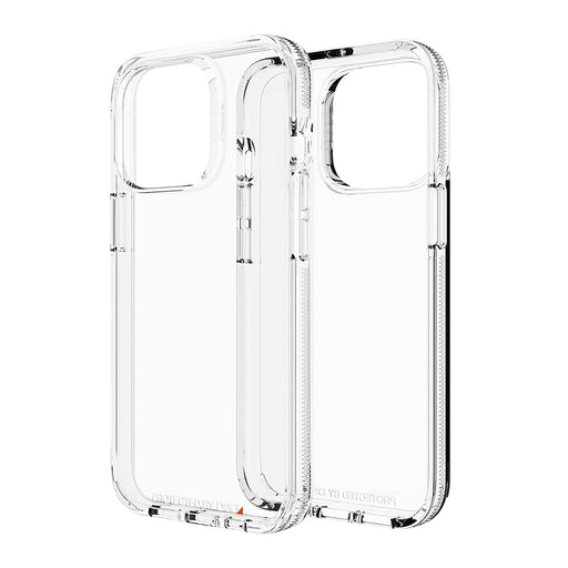 ZAGG Gear4 Crystal Palace - Back cover for mobile phone - polycarbonate, D3O, thermoplastic polyurethane (TPU), RepelFlex coating - clear - for Apple iPhone 13 Pro