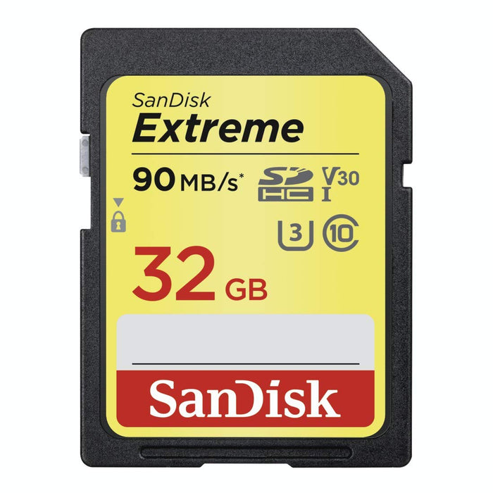 Best Value SanDisk Extreme 32GB SDHC Memory Card up to 90MB/s, Class 10, U3, V30