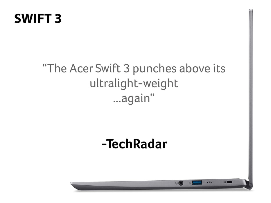 Acer Swift X SFX16-51G 16.1 Inch i7-11390H 8GB 512GB Windows 11 Home Notebook