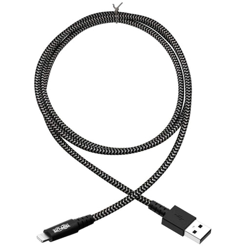 Tripp Lite Heavy Duty Lightning to USB Sync / Charge Cable Apple iPhone iPad 6ft 6' - Lightning cable - USB male to Lightning male - 1.8 m - black, white