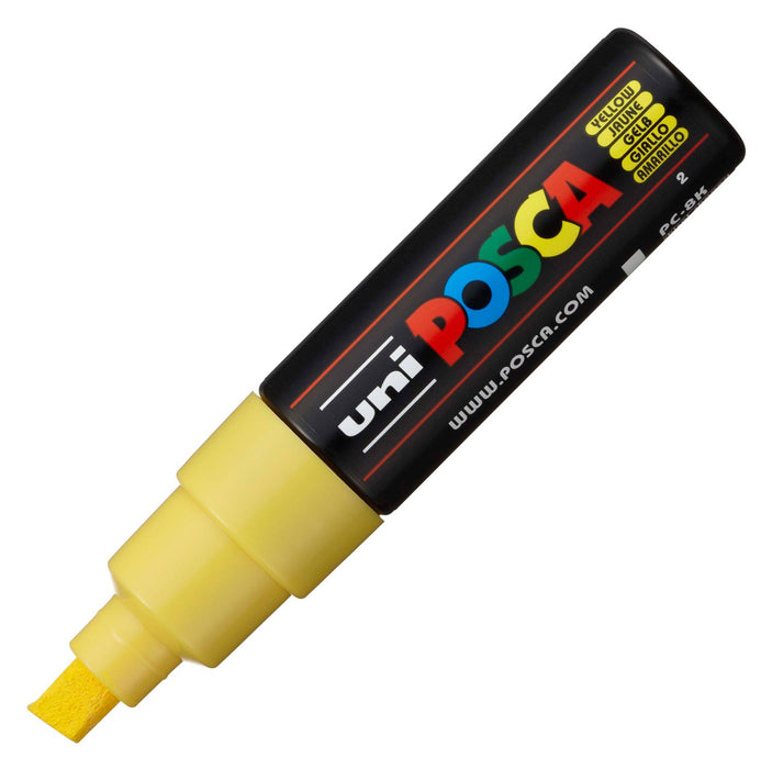 Best Value Uni-Ball Posca Broad Chisel Tip Marker - Yellow