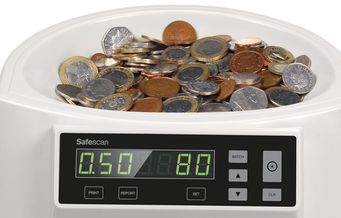 Best Value Safescan 1250 - Coin counter and sorter for GBP