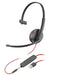 Best Value Plantronics Blackwire 3200 Mono Corded UC Headset With USB & 3.5mm Smart Phone Connectivity