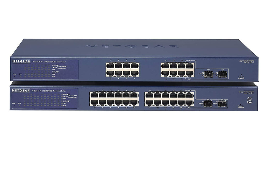 ProSafe 24-Port Gigabit Smart Switch (V3 is now EOL - Please see V4: GS724T-400EUS | TD Sku: 2900866)